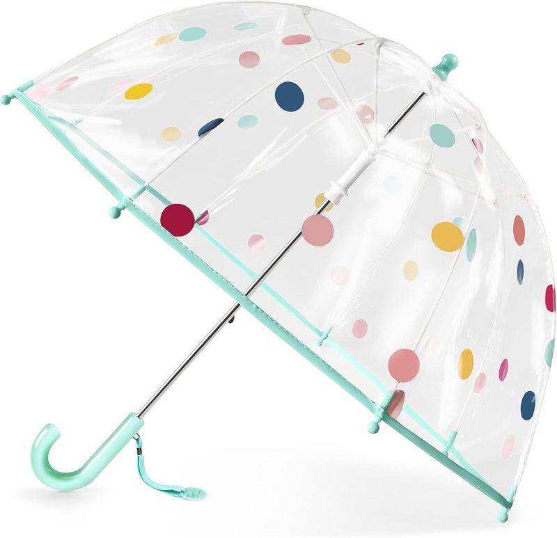 RONIARE Kids Clear Bubble Umbrellas for Rain Dome Windproof Umbrella for Kid Girls and Boys - Image 1